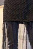 Oscar Vivi Tulle Jumper Dress Black -